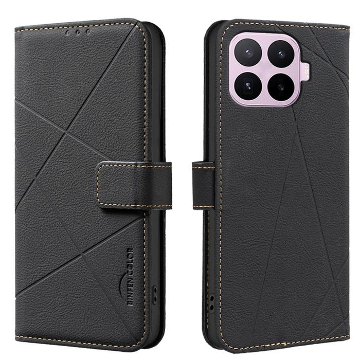 Funda de cuero para teléfono con estampado geométrico y protección RFID, For Xiaomi 17T Pro 5G, For Xiaomi 17T 5G, For Xiaomi Poco M7 4G 169mm, For Xiaomi 15T Pro 5G, For Xiaomi 15T 5G, For Xiaomi Poco F7 5G Global, For Xiaomi Poco X7 Pro              ...