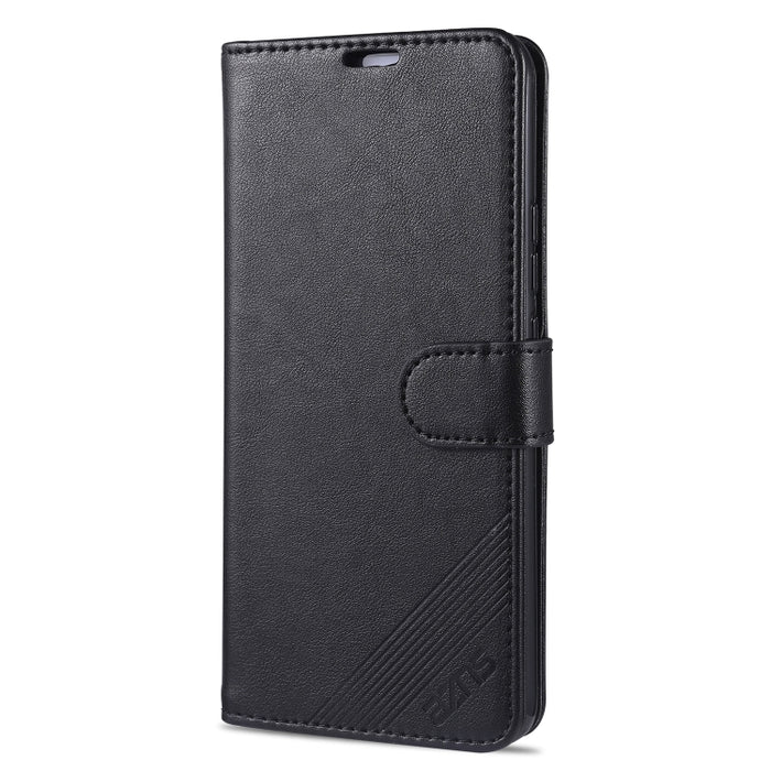 AZNS Estuche de cuero con tapa horizontal con textura de piel de oveja con soporte y ranuras para tarjetas y billetera, For Vivo S7, For  Huawei Enjoy 20, For Huawei Y5p, For Huawei Maimang 9, For Xiaomi Redmi 9A