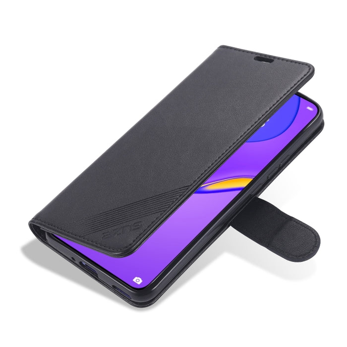 AZNS Estuche de cuero con tapa horizontal con textura de piel de oveja con soporte y ranuras para tarjetas y billetera, For Vivo S7, For  Huawei Enjoy 20, For Huawei Y5p, For Huawei Maimang 9, For Xiaomi Redmi 9A