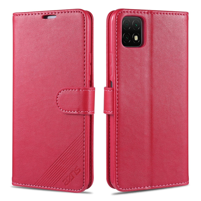 AZNS Estuche de cuero con tapa horizontal con textura de piel de oveja con soporte y ranuras para tarjetas y billetera, For Vivo S7, For  Huawei Enjoy 20, For Huawei Y5p, For Huawei Maimang 9, For Xiaomi Redmi 9A