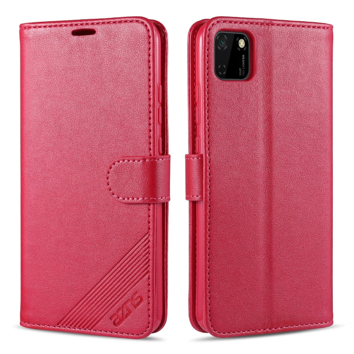 AZNS Estuche de cuero con tapa horizontal con textura de piel de oveja con soporte y ranuras para tarjetas y billetera, For Vivo S7, For  Huawei Enjoy 20, For Huawei Y5p, For Huawei Maimang 9, For Xiaomi Redmi 9A