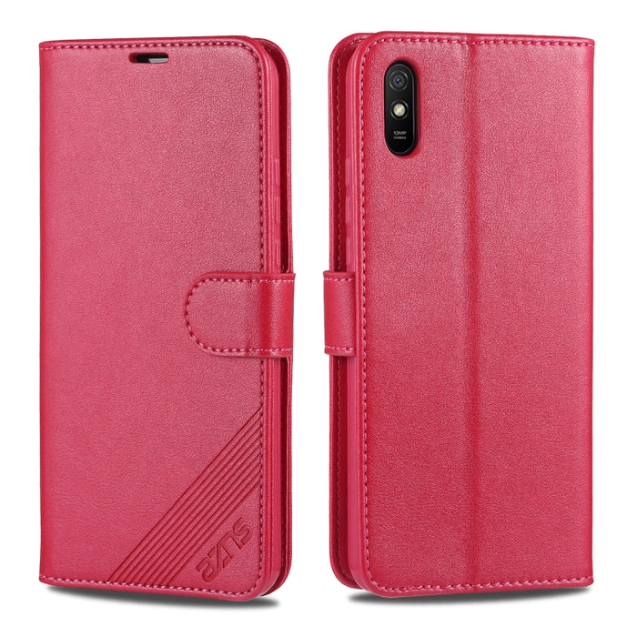 AZNS Estuche de cuero con tapa horizontal con textura de piel de oveja con soporte y ranuras para tarjetas y billetera, For Vivo S7, For  Huawei Enjoy 20, For Huawei Y5p, For Huawei Maimang 9, For Xiaomi Redmi 9A