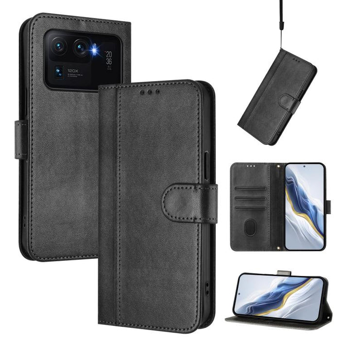 Funda de teléfono de cuero retro con hebilla para empalme de cables, For Xiaomi Mi 11 Ultra, For Xiaomi Mi 11 Pro, For Xiaomi Mi 11