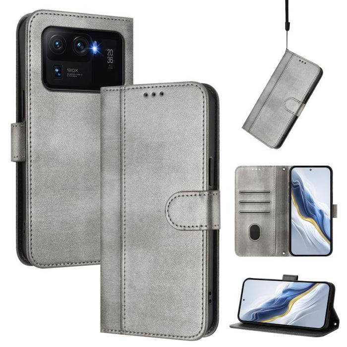 Funda de teléfono de cuero retro con hebilla para empalme de cables, For Xiaomi Mi 11 Ultra, For Xiaomi Mi 11 Pro, For Xiaomi Mi 11