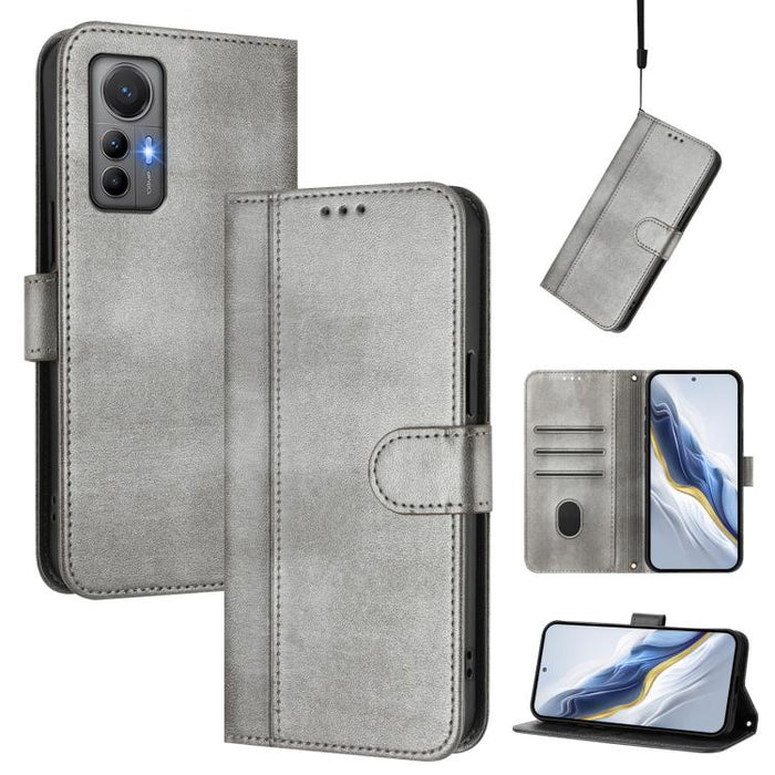 Funda de teléfono de cuero retro con hebilla para empalme de cables, For Xiaomi 12T / 12T Pro / Redmi K50 Ultra, For Xiaomi 12S Ultra, For Xiaomi 12 Pro / 12S Pro, For Xiaomi 12 5G / 12X 5G / 12S 5G, For Xiaomi 12 Lite, For Xiaomi Poco C40 / Redmi 10C ...