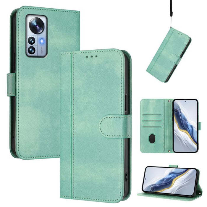 Funda de teléfono de cuero retro con hebilla para empalme de cables, For Xiaomi 12T / 12T Pro / Redmi K50 Ultra, For Xiaomi 12S Ultra, For Xiaomi 12 Pro / 12S Pro, For Xiaomi 12 5G / 12X 5G / 12S 5G, For Xiaomi 12 Lite, For Xiaomi Poco C40 / Redmi 10C ...