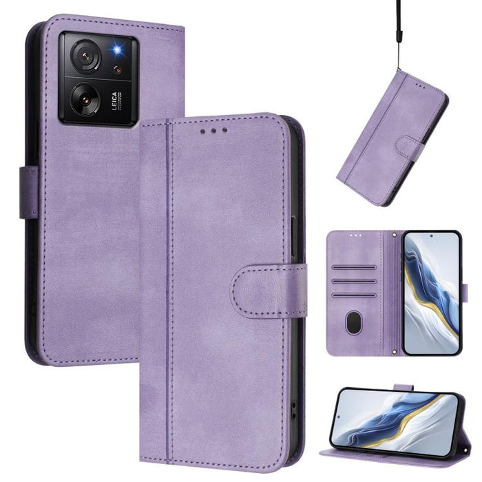 Funda de teléfono de cuero retro con hebilla para empalme de cables, For Xiaomi Poco F6 Pro 5G, For Xiaomi Poco X6 Neo 5G, For Xiaomi Poco X6 Pro 5G, For Xiaomi 14 Ultra 5G, For Xiaomi 14 Pro 5G, For Xiaomi 14 5G, For Xiaomi 13T Pro 5G / 13T 5G        ...