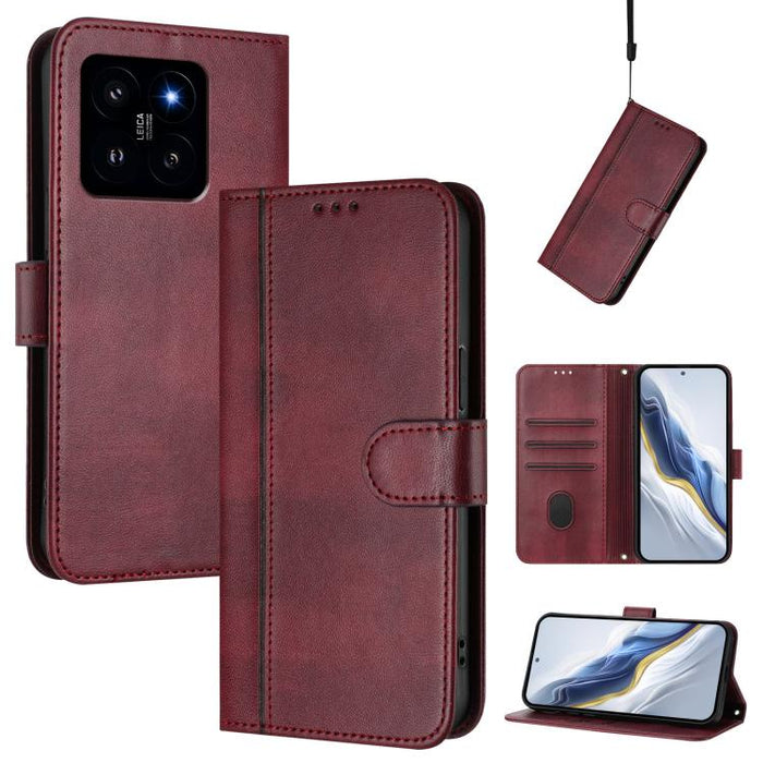 Funda de teléfono de cuero retro con hebilla para empalme de cables, For Xiaomi Poco F6 Pro 5G, For Xiaomi Poco X6 Neo 5G, For Xiaomi Poco X6 Pro 5G, For Xiaomi 14 Ultra 5G, For Xiaomi 14 Pro 5G, For Xiaomi 14 5G, For Xiaomi 13T Pro 5G / 13T 5G        ...