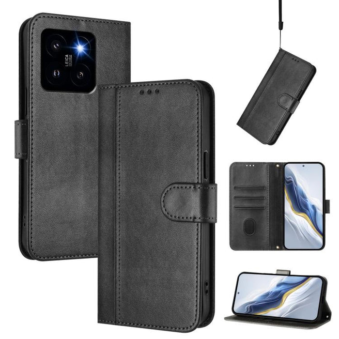 Funda de teléfono de cuero retro con hebilla para empalme de cables, For Xiaomi Poco F6 Pro 5G, For Xiaomi Poco X6 Neo 5G, For Xiaomi Poco X6 Pro 5G, For Xiaomi 14 Ultra 5G, For Xiaomi 14 Pro 5G, For Xiaomi 14 5G, For Xiaomi 13T Pro 5G / 13T 5G        ...