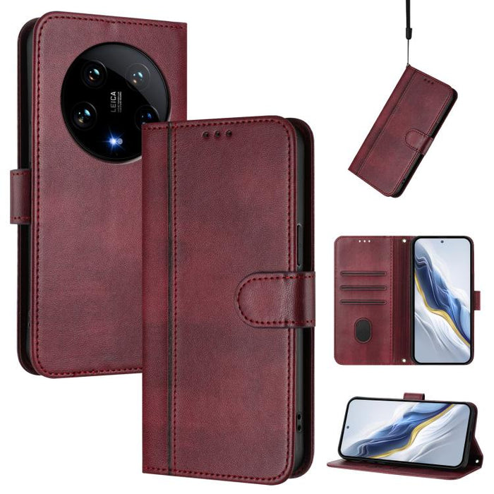 Funda de teléfono de cuero retro con hebilla para empalme de cables, For Xiaomi Poco F6 Pro 5G, For Xiaomi Poco X6 Neo 5G, For Xiaomi Poco X6 Pro 5G, For Xiaomi 14 Ultra 5G, For Xiaomi 14 Pro 5G, For Xiaomi 14 5G, For Xiaomi 13T Pro 5G / 13T 5G        ...