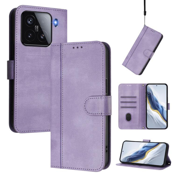Funda de teléfono de cuero retro con hebilla para empalme de cables, For Xiaomi 15S Pro 5G, For Xiaomi Poco F7 Ultra 5G / Redmi K80 Pro, For Xiaomi Poco F7 Pro 5G / Redmi K80, For Xiaomi Poco X7 5G / Redmi Note 14 Pro 5G, For Xiaomi 15 Ultra           ...