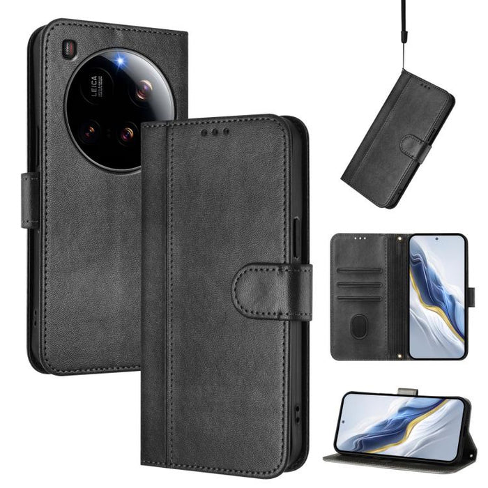 Funda de teléfono de cuero retro con hebilla para empalme de cables, For Xiaomi 15S Pro 5G, For Xiaomi Poco F7 Ultra 5G / Redmi K80 Pro, For Xiaomi Poco F7 Pro 5G / Redmi K80, For Xiaomi Poco X7 5G / Redmi Note 14 Pro 5G, For Xiaomi 15 Ultra           ...