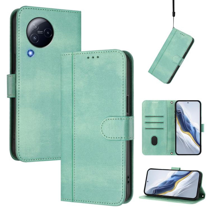 Funda de teléfono de cuero retro con hebilla para empalme de cables, For Xiaomi Poco F6 Pro 5G, For Xiaomi Poco X6 Neo 5G, For Xiaomi Poco X6 Pro 5G, For Xiaomi 14 Ultra 5G, For Xiaomi 14 Pro 5G, For Xiaomi 14 5G, For Xiaomi 13T Pro 5G / 13T 5G        ...