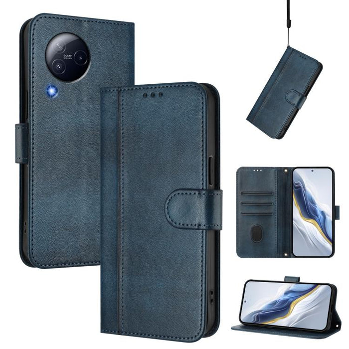 Funda de teléfono de cuero retro con hebilla para empalme de cables, For Xiaomi Poco F6 Pro 5G, For Xiaomi Poco X6 Neo 5G, For Xiaomi Poco X6 Pro 5G, For Xiaomi 14 Ultra 5G, For Xiaomi 14 Pro 5G, For Xiaomi 14 5G, For Xiaomi 13T Pro 5G / 13T 5G        ...