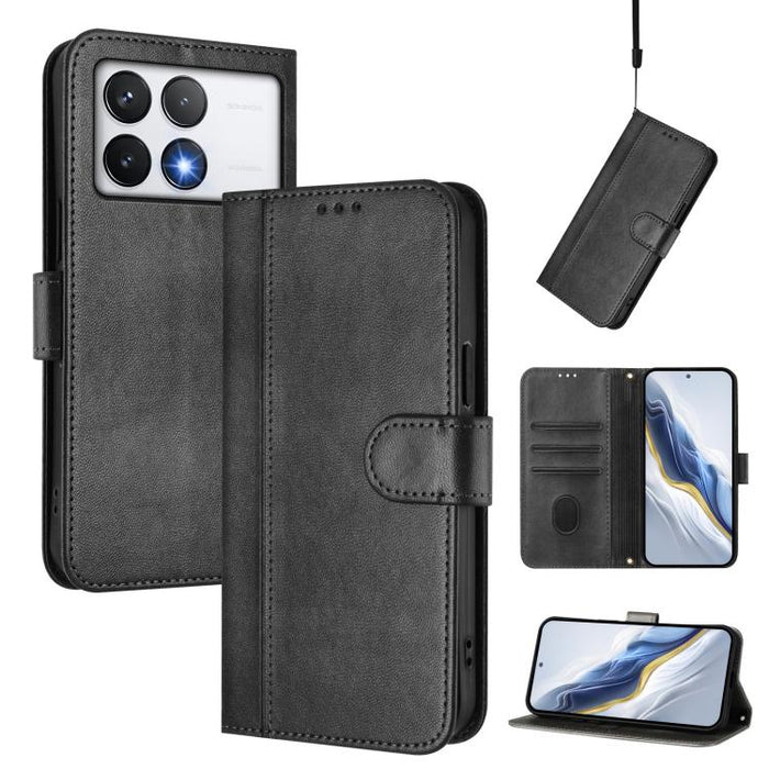 Funda de teléfono de cuero retro con hebilla para empalme de cables, For Xiaomi Poco F6 Pro 5G, For Xiaomi Poco X6 Neo 5G, For Xiaomi Poco X6 Pro 5G, For Xiaomi 14 Ultra 5G, For Xiaomi 14 Pro 5G, For Xiaomi 14 5G, For Xiaomi 13T Pro 5G / 13T 5G        ...