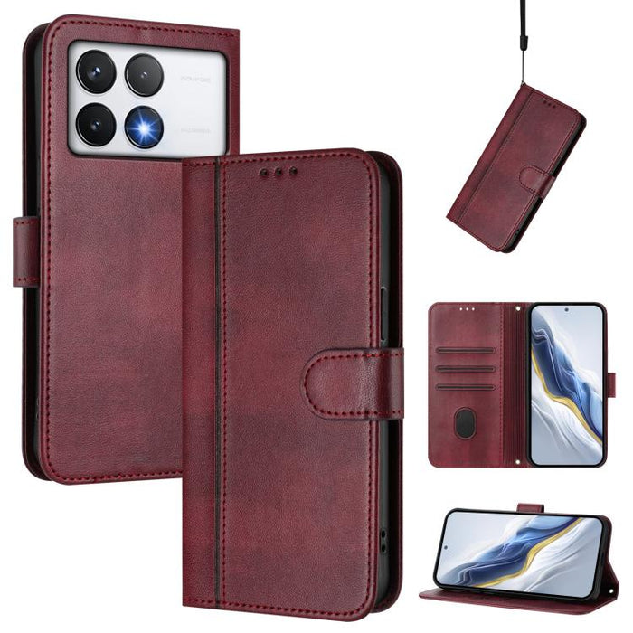 Funda de teléfono de cuero retro con hebilla para empalme de cables, For Xiaomi Poco F6 Pro 5G, For Xiaomi Poco X6 Neo 5G, For Xiaomi Poco X6 Pro 5G, For Xiaomi 14 Ultra 5G, For Xiaomi 14 Pro 5G, For Xiaomi 14 5G, For Xiaomi 13T Pro 5G / 13T 5G        ...