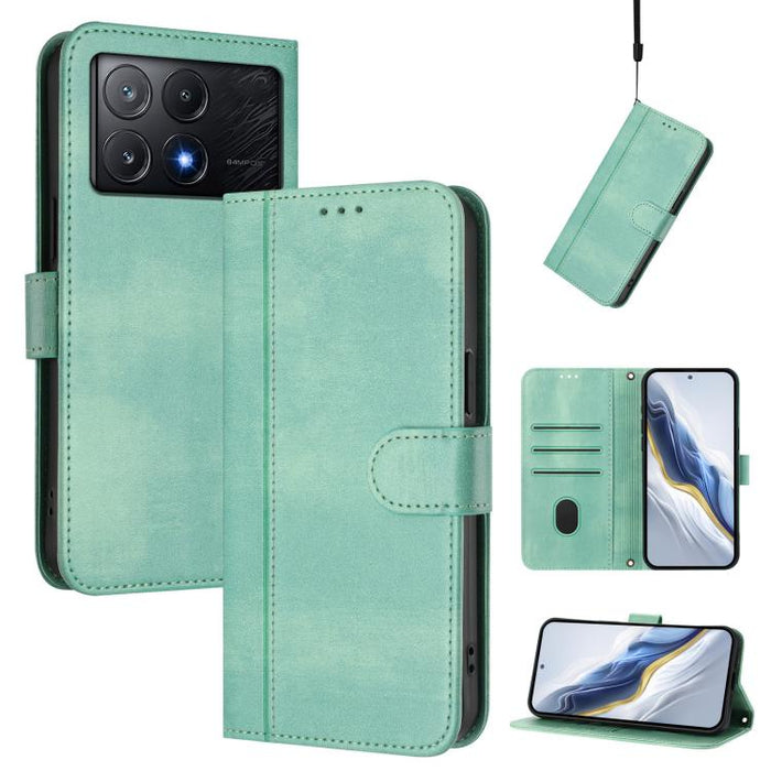 Funda de teléfono de cuero retro con hebilla para empalme de cables, For Xiaomi Poco F6 Pro 5G, For Xiaomi Poco X6 Neo 5G, For Xiaomi Poco X6 Pro 5G, For Xiaomi 14 Ultra 5G, For Xiaomi 14 Pro 5G, For Xiaomi 14 5G, For Xiaomi 13T Pro 5G / 13T 5G        ...