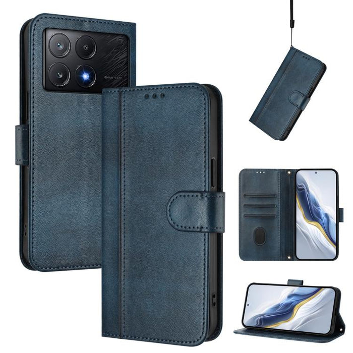 Funda de teléfono de cuero retro con hebilla para empalme de cables, For Xiaomi Poco F6 Pro 5G, For Xiaomi Poco X6 Neo 5G, For Xiaomi Poco X6 Pro 5G, For Xiaomi 14 Ultra 5G, For Xiaomi 14 Pro 5G, For Xiaomi 14 5G, For Xiaomi 13T Pro 5G / 13T 5G        ...