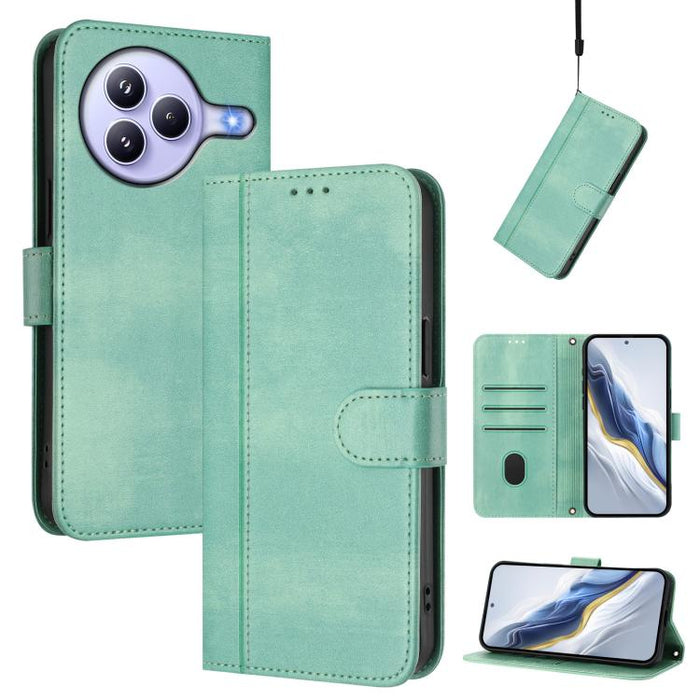 Funda de teléfono de cuero retro con hebilla para empalme de cables, For Xiaomi 15S Pro 5G, For Xiaomi Poco F7 Ultra 5G / Redmi K80 Pro, For Xiaomi Poco F7 Pro 5G / Redmi K80, For Xiaomi Poco X7 5G / Redmi Note 14 Pro 5G, For Xiaomi 15 Ultra           ...