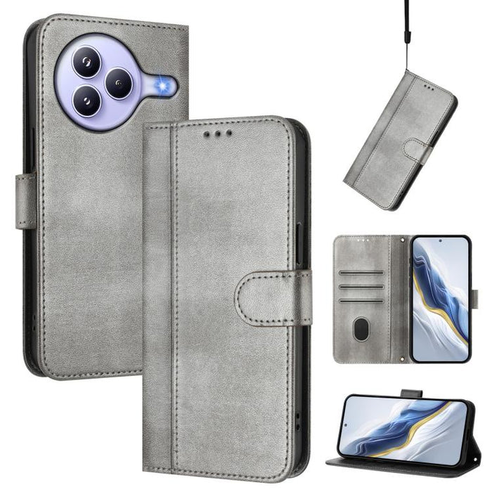 Funda de teléfono de cuero retro con hebilla para empalme de cables, For Redmi A7 Pro 171mm / Poco C85x 5G, For Redmi 15a 5G, For Redmi Turbo 5 Max 5G / Poco X8 Pro Max 5G, For Redmi Turbo 5 5G Global / Poco X8 Pro 5G                                   ...