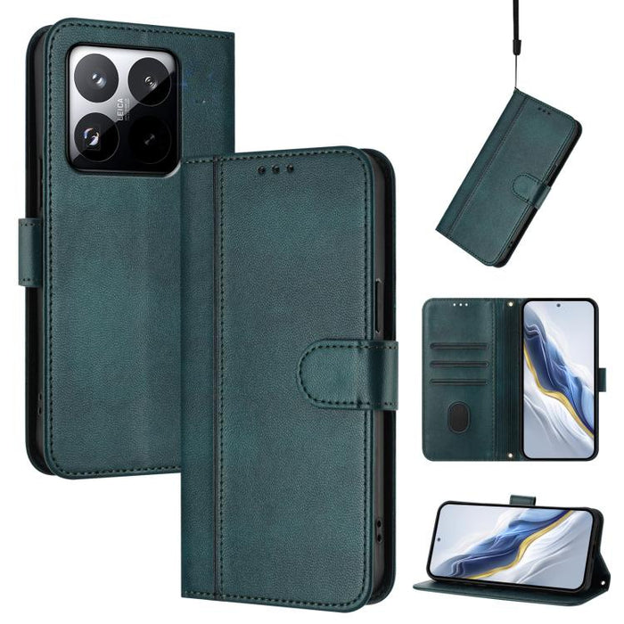 Funda de teléfono de cuero retro con hebilla para empalme de cables, For Xiaomi 15S Pro 5G, For Xiaomi Poco F7 Ultra 5G / Redmi K80 Pro, For Xiaomi Poco F7 Pro 5G / Redmi K80, For Xiaomi Poco X7 5G / Redmi Note 14 Pro 5G, For Xiaomi 15 Ultra           ...