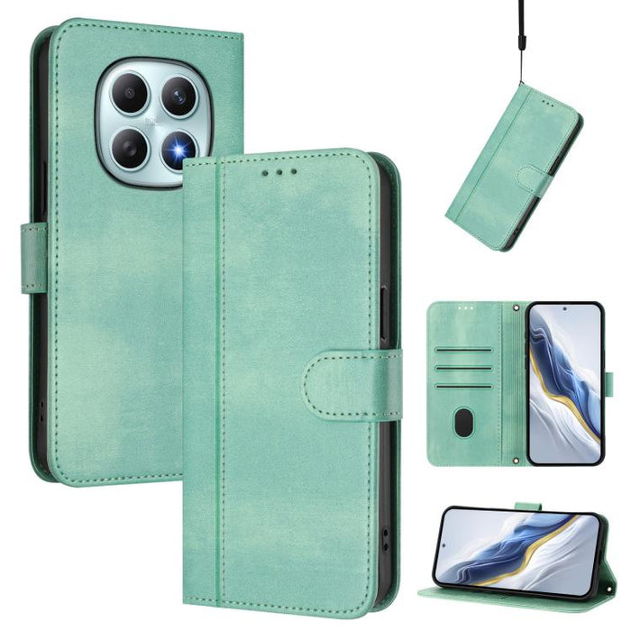 Funda de teléfono de cuero retro con hebilla para empalme de cables, For Redmi A7 Pro 171mm / Poco C85x 5G, For Redmi 15a 5G, For Redmi Turbo 5 Max 5G / Poco X8 Pro Max 5G, For Redmi Turbo 5 5G Global / Poco X8 Pro 5G                                   ...