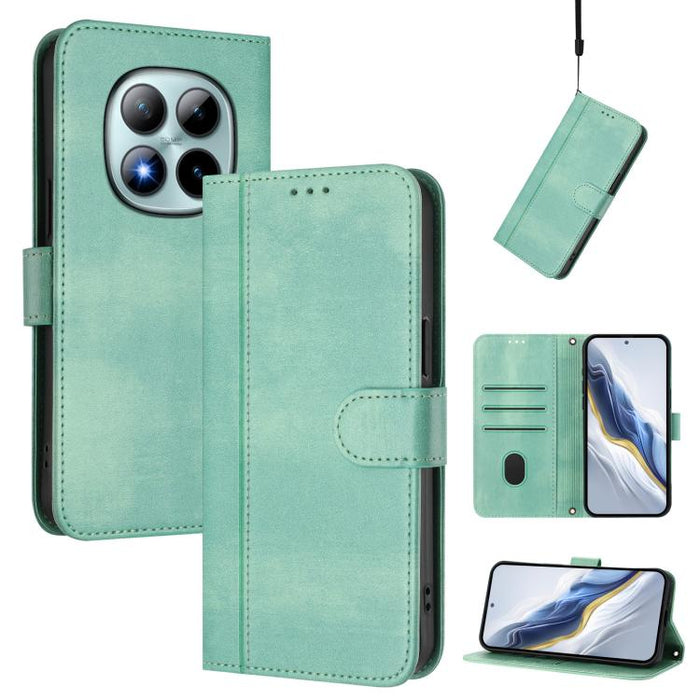 Funda de teléfono de cuero retro con hebilla para empalme de cables, For Redmi A7 Pro 171mm / Poco C85x 5G, For Redmi 15a 5G, For Redmi Turbo 5 Max 5G / Poco X8 Pro Max 5G, For Redmi Turbo 5 5G Global / Poco X8 Pro 5G                                   ...