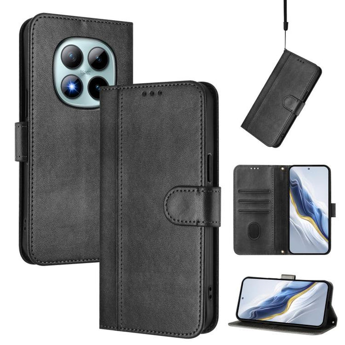 Funda de teléfono de cuero retro con hebilla para empalme de cables, For Redmi A7 Pro 171mm / Poco C85x 5G, For Redmi 15a 5G, For Redmi Turbo 5 Max 5G / Poco X8 Pro Max 5G, For Redmi Turbo 5 5G Global / Poco X8 Pro 5G                                   ...