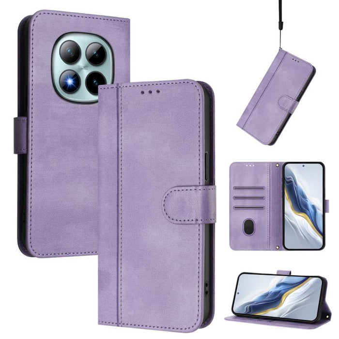 Funda de teléfono de cuero retro con hebilla para empalme de cables, For Redmi A7 Pro 171mm / Poco C85x 5G, For Redmi 15a 5G, For Redmi Turbo 5 Max 5G / Poco X8 Pro Max 5G, For Redmi Turbo 5 5G Global / Poco X8 Pro 5G                                   ...
