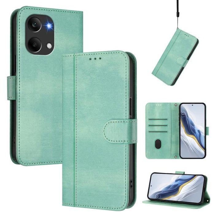 Funda de teléfono de cuero retro con hebilla para empalme de cables, For Redmi A7 Pro 171mm / Poco C85x 5G, For Redmi 15a 5G, For Redmi Turbo 5 Max 5G / Poco X8 Pro Max 5G, For Redmi Turbo 5 5G Global / Poco X8 Pro 5G                                   ...