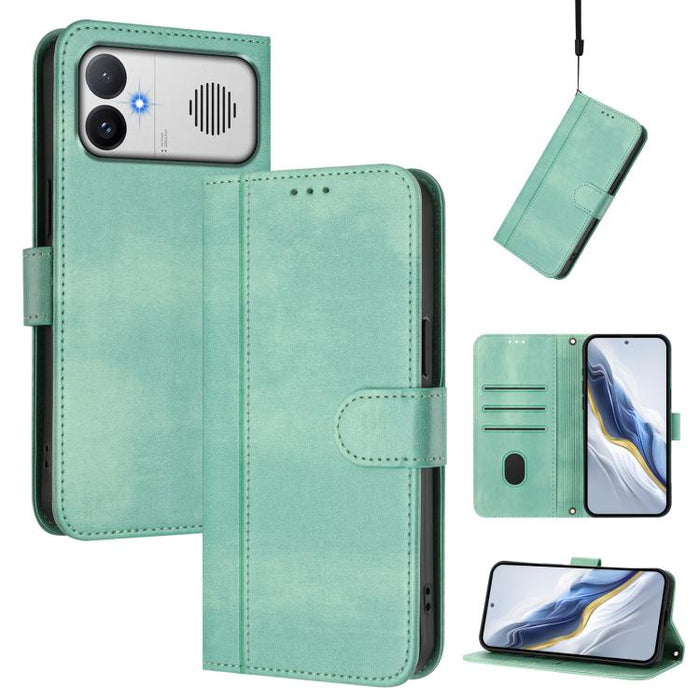 Funda de teléfono de cuero retro con hebilla para empalme de cables, For Redmi A7 Pro 171mm / Poco C85x 5G, For Redmi 15a 5G, For Redmi Turbo 5 Max 5G / Poco X8 Pro Max 5G, For Redmi Turbo 5 5G Global / Poco X8 Pro 5G                                   ...