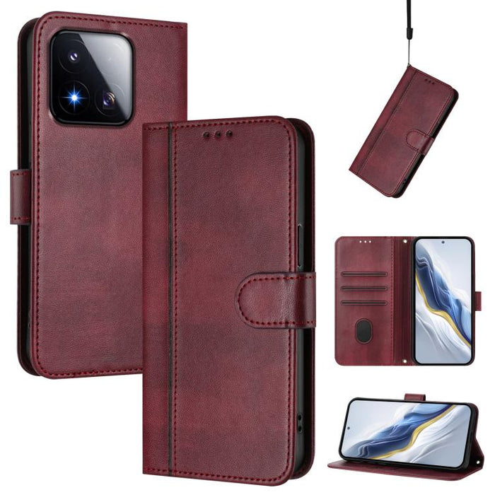 Funda de teléfono de cuero retro con hebilla para empalme de cables, For Redmi A7 Pro 171mm / Poco C85x 5G, For Redmi 15a 5G, For Redmi Turbo 5 Max 5G / Poco X8 Pro Max 5G, For Redmi Turbo 5 5G Global / Poco X8 Pro 5G                                   ...