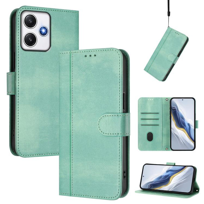Funda de teléfono de cuero retro con hebilla para empalme de cables, For Redmi 13C 5G / 4G Global, For Redmi Note 13 4G Global, For Redmi Note 13 Pro 5G Global, For Redmi Note 13 5G Global, For Redmi Note 13 Pro+ 5G Global, For Redmi 12 5G / 4G Global ...