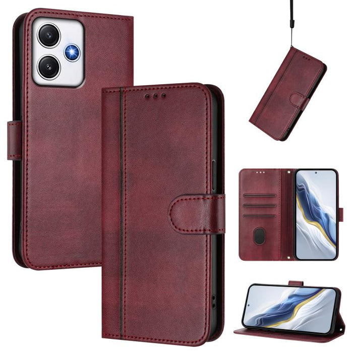 Funda de teléfono de cuero retro con hebilla para empalme de cables, For Redmi 13C 5G / 4G Global, For Redmi Note 13 4G Global, For Redmi Note 13 Pro 5G Global, For Redmi Note 13 5G Global, For Redmi Note 13 Pro+ 5G Global, For Redmi 12 5G / 4G Global ...