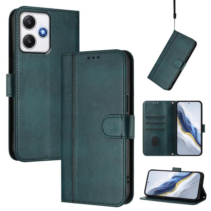 Funda de teléfono de cuero retro con hebilla para empalme de cables, For Redmi 13C 5G / 4G Global, For Redmi Note 13 4G Global, For Redmi Note 13 Pro 5G Global, For Redmi Note 13 5G Global, For Redmi Note 13 Pro+ 5G Global, For Redmi 12 5G / 4G Global ...