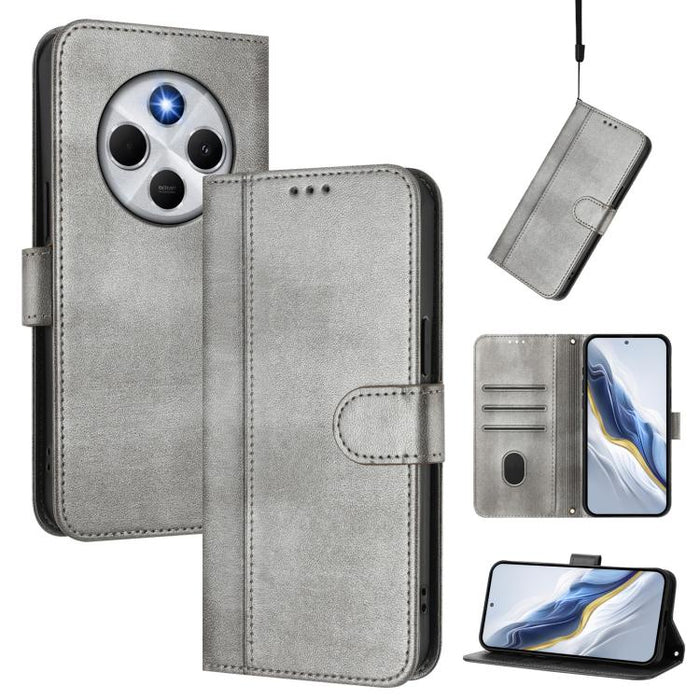 Funda de teléfono de cuero retro con hebilla para empalme de cables, For Redmi 13x 4G / Xiaomi Poco M6 Plus, For Redmi A5 4G 171.7mm / Xiaomi Poco C71, For Redmi Note 14 4G 164.84mm, For Redmi Note 14 Pro 5G India / Note 14 Pro+                        ...