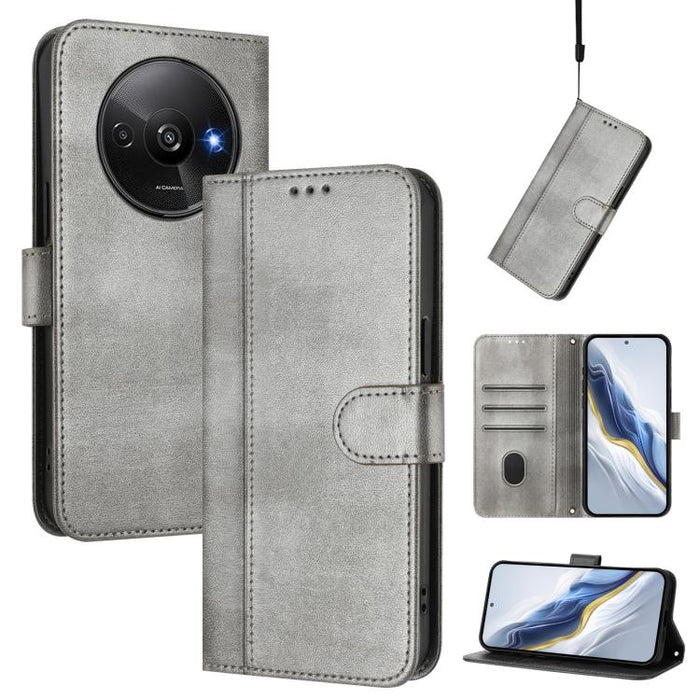 Funda de teléfono de cuero retro con hebilla para empalme de cables, For Redmi 13x 4G / Xiaomi Poco M6 Plus, For Redmi A5 4G 171.7mm / Xiaomi Poco C71, For Redmi Note 14 4G 164.84mm, For Redmi Note 14 Pro 5G India / Note 14 Pro+                        ...