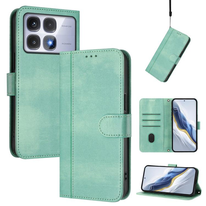 Funda de teléfono de cuero retro con hebilla para empalme de cables, For Redmi 13x 4G / Xiaomi Poco M6 Plus, For Redmi A5 4G 171.7mm / Xiaomi Poco C71, For Redmi Note 14 4G 164.84mm, For Redmi Note 14 Pro 5G India / Note 14 Pro+                        ...
