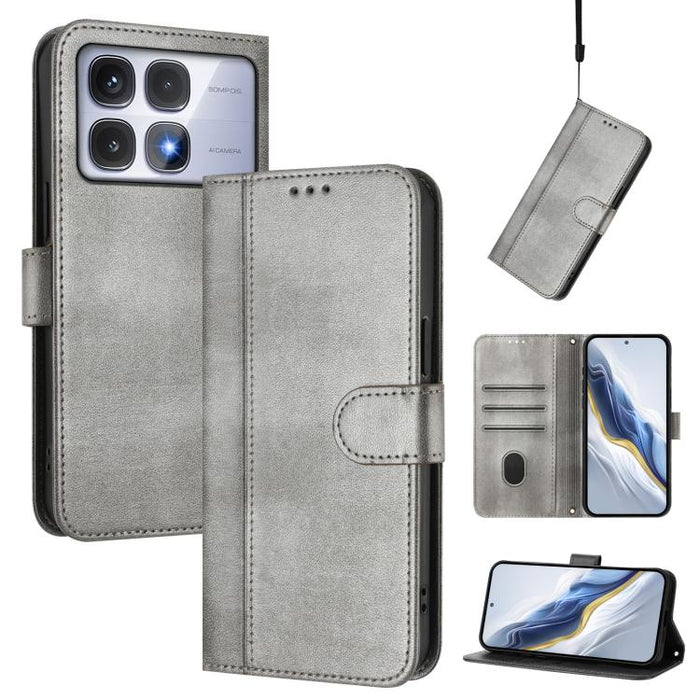 Funda de teléfono de cuero retro con hebilla para empalme de cables, For Redmi 13x 4G / Xiaomi Poco M6 Plus, For Redmi A5 4G 171.7mm / Xiaomi Poco C71, For Redmi Note 14 4G 164.84mm, For Redmi Note 14 Pro 5G India / Note 14 Pro+                        ...
