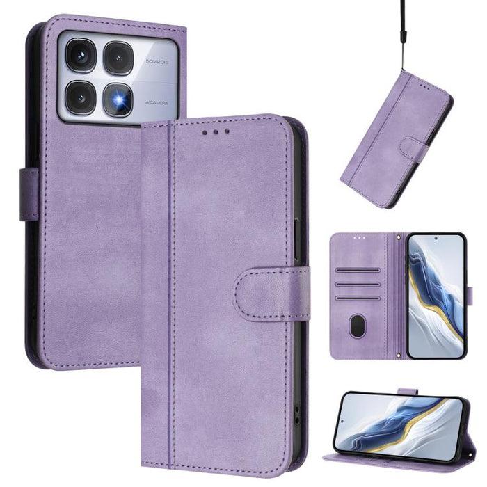 Funda de teléfono de cuero retro con hebilla para empalme de cables, For Redmi 13x 4G / Xiaomi Poco M6 Plus, For Redmi A5 4G 171.7mm / Xiaomi Poco C71, For Redmi Note 14 4G 164.84mm, For Redmi Note 14 Pro 5G India / Note 14 Pro+                        ...
