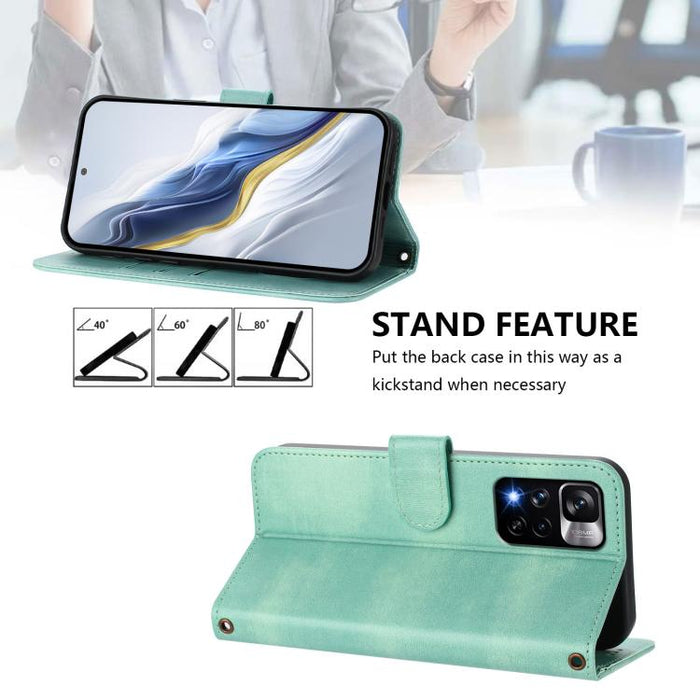 Funda de teléfono de cuero retro con hebilla para empalme de cables, For Redmi Note 11 Pro+ 5G European, For Redmi Note 10 5G / Note 10T 5G, For Redmi Note 10 Pro 4G / Note 10 Pro Max