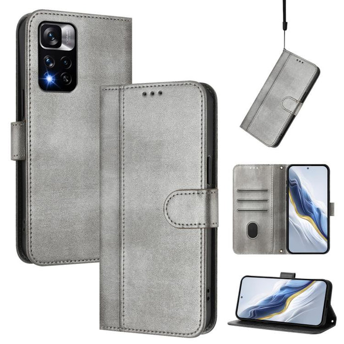 Funda de teléfono de cuero retro con hebilla para empalme de cables, For Redmi Note 11 Pro+ 5G European, For Redmi Note 10 5G / Note 10T 5G, For Redmi Note 10 Pro 4G / Note 10 Pro Max