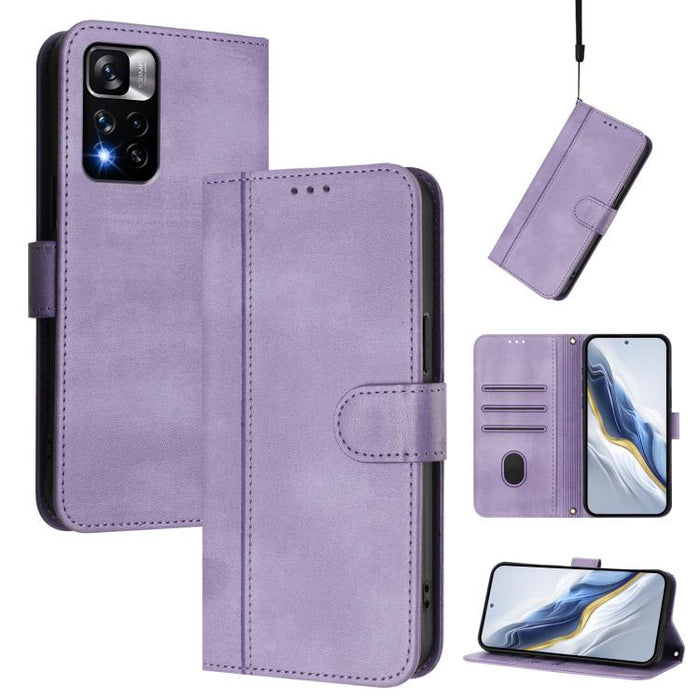 Funda de teléfono de cuero retro con hebilla para empalme de cables, For Redmi Note 11 Pro+ 5G European, For Redmi Note 10 5G / Note 10T 5G, For Redmi Note 10 Pro 4G / Note 10 Pro Max