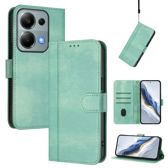 Funda de teléfono de cuero retro con hebilla para empalme de cables, For Redmi 13x 4G / Xiaomi Poco M6 Plus, For Redmi A5 4G 171.7mm / Xiaomi Poco C71, For Redmi Note 14 4G 164.84mm, For Redmi Note 14 Pro 5G India / Note 14 Pro+                        ...