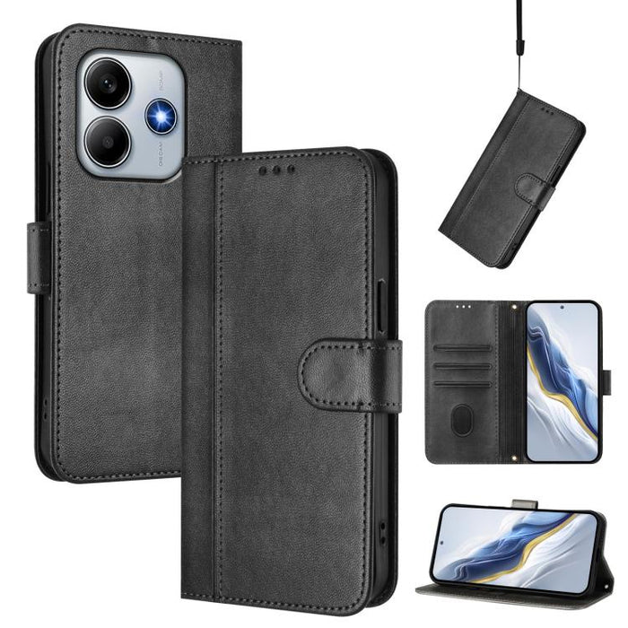 Funda de teléfono de cuero retro con hebilla para empalme de cables, For Redmi 13x 4G / Xiaomi Poco M6 Plus, For Redmi A5 4G 171.7mm / Xiaomi Poco C71, For Redmi Note 14 4G 164.84mm, For Redmi Note 14 Pro 5G India / Note 14 Pro+                        ...