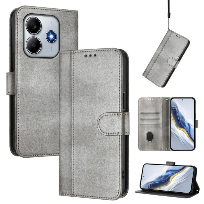 Funda de teléfono de cuero retro con hebilla para empalme de cables, For Redmi 13x 4G / Xiaomi Poco M6 Plus, For Redmi A5 4G 171.7mm / Xiaomi Poco C71, For Redmi Note 14 4G 164.84mm, For Redmi Note 14 Pro 5G India / Note 14 Pro+                        ...