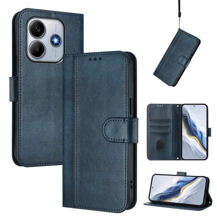 Funda de teléfono de cuero retro con hebilla para empalme de cables, For Redmi 13x 4G / Xiaomi Poco M6 Plus, For Redmi A5 4G 171.7mm / Xiaomi Poco C71, For Redmi Note 14 4G 164.84mm, For Redmi Note 14 Pro 5G India / Note 14 Pro+                        ...