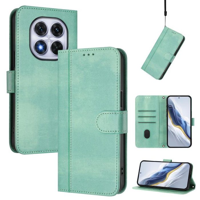 Funda de teléfono de cuero retro con hebilla para empalme de cables, For Redmi 13x 4G / Xiaomi Poco M6 Plus, For Redmi A5 4G 171.7mm / Xiaomi Poco C71, For Redmi Note 14 4G 164.84mm, For Redmi Note 14 Pro 5G India / Note 14 Pro+                        ...