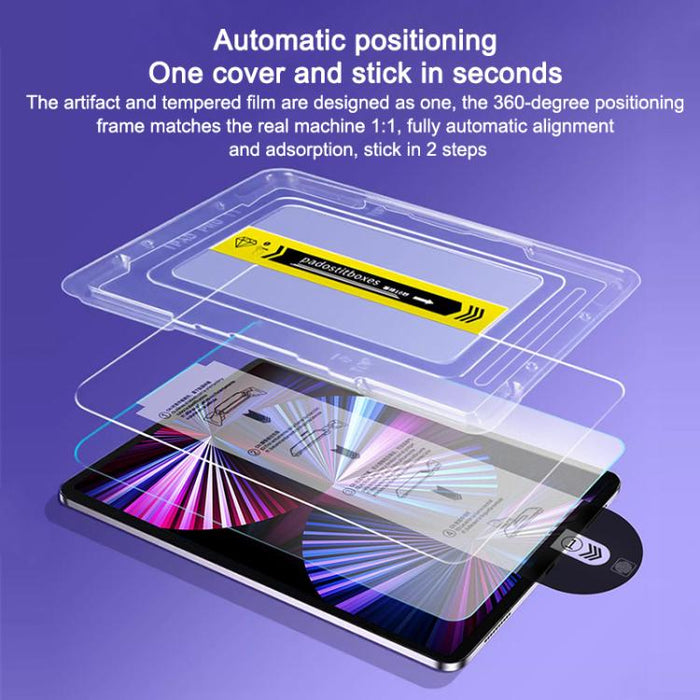 2pcs Dust-Free Easy Install HD Tempered Glass Film, For iPad Air 13 2026 / 2025 / 2024, For iPad Air 11 2026 / 2025 / 2024, For iPad Pro 11 2025 / 2024, For iPad 2025 / 2022, For iPad Air 10.9 / iPad Pro 11, For iPad 10.2 2021 / 2020                   ...