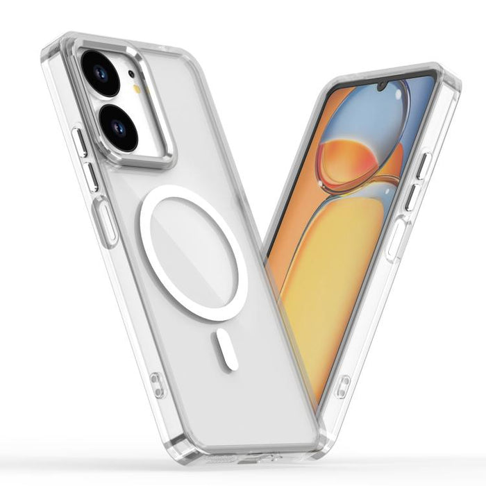 Funda magnética transparente para teléfono MagSafe, For Redmi Note 15 Pro+ 5G Global 163.3mm, For Redmi Note 15 5G / 4G Global 164mm, For Redmi Note 15 Pro 4G Global 163.2mm, For Redmi Note 15 Pro 5G Global 163.6mm, For Redmi 15C 5G / 4G EU 173mm      ...